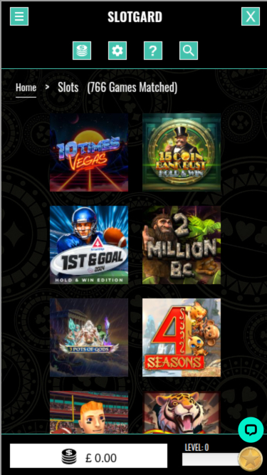 Slotgard Casino Mobile Games