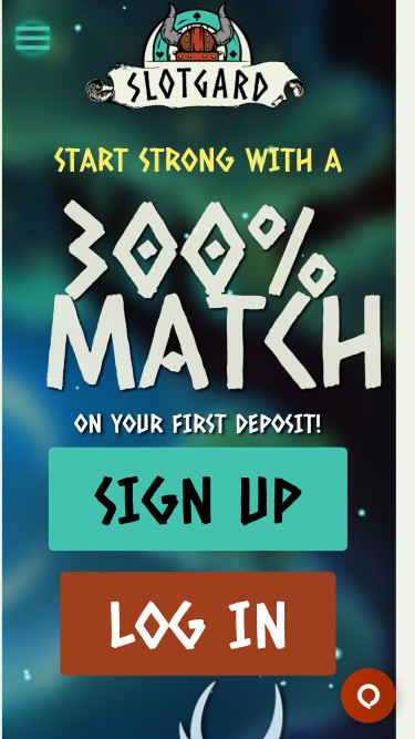Slotgard Casino Mobile Homepage