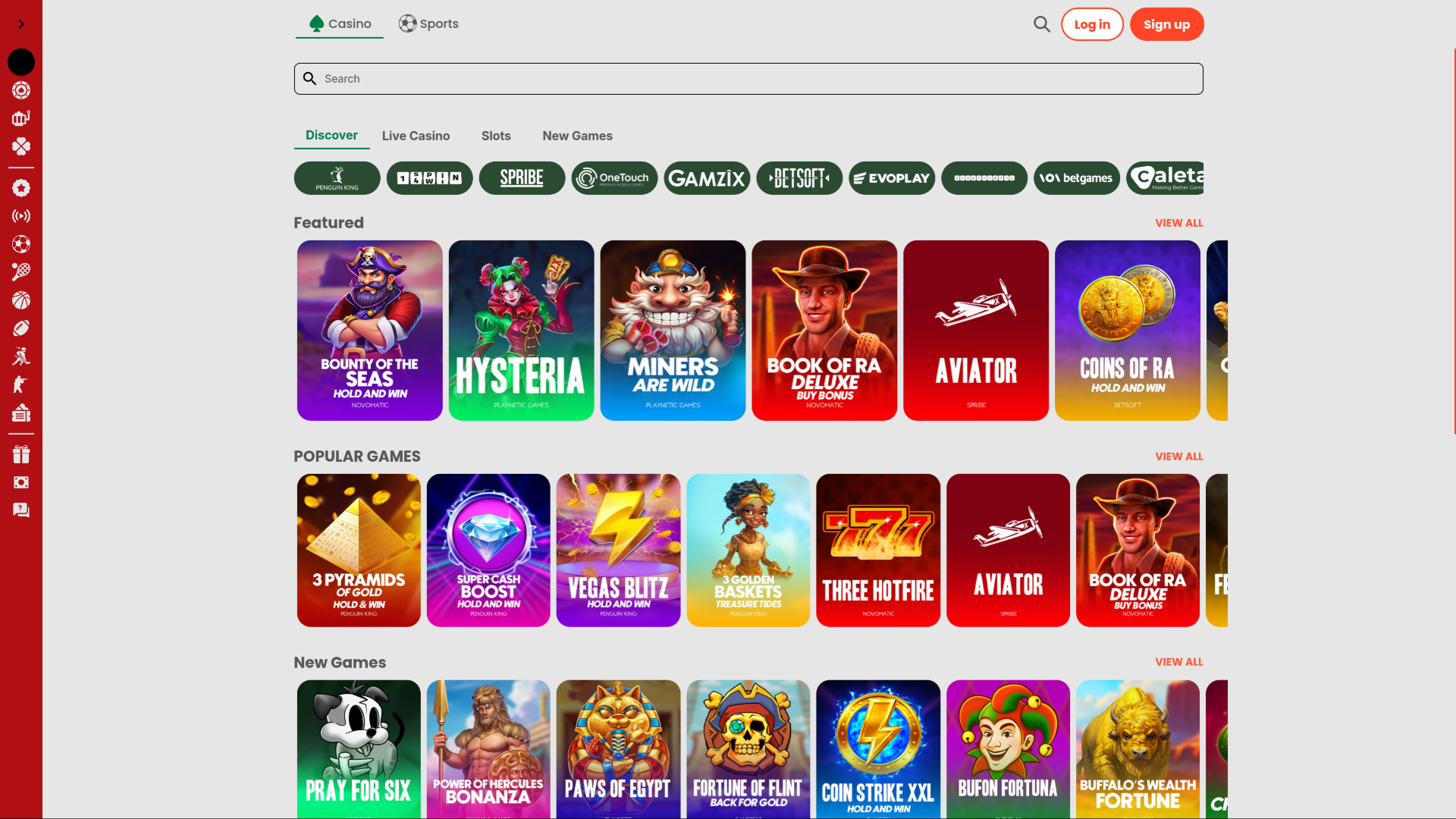 Slotit Casino Desktop Games
