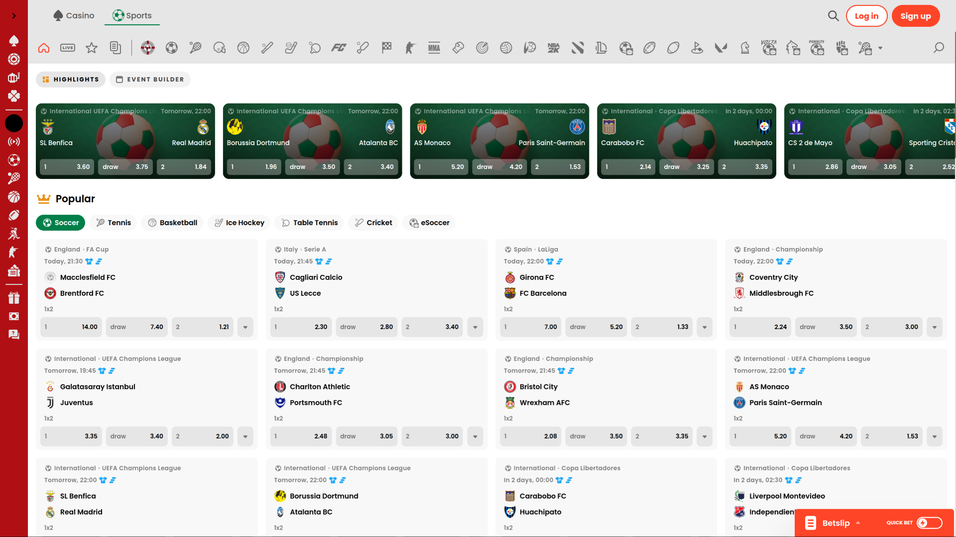 Slotit Casino Desktop Sports Betting