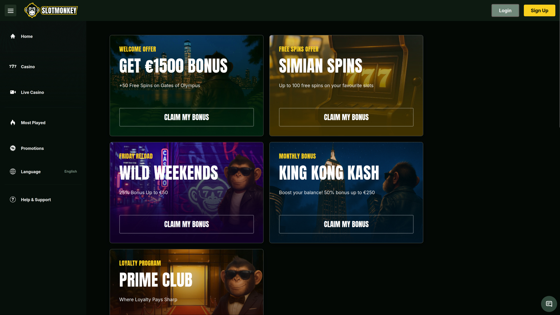 SlotMonkey Casino Promotions