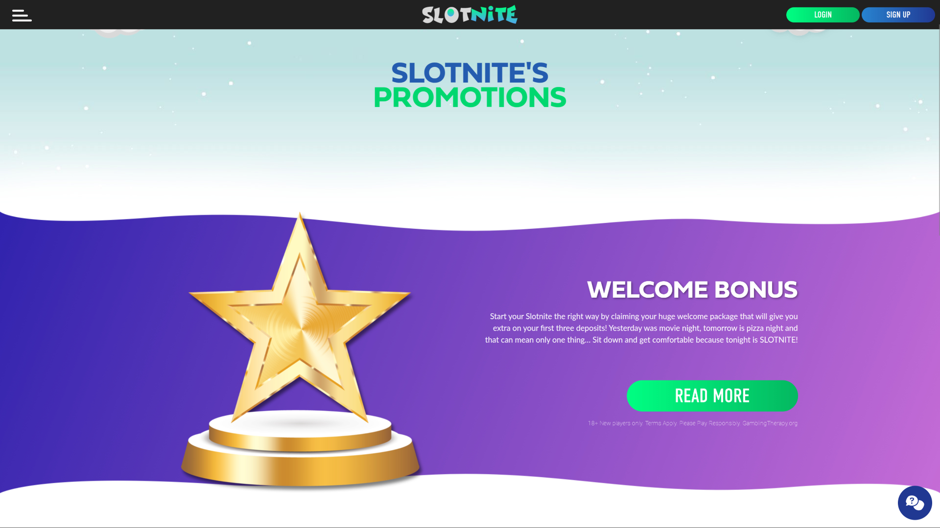 Slotnite Casino Desktop Promotions