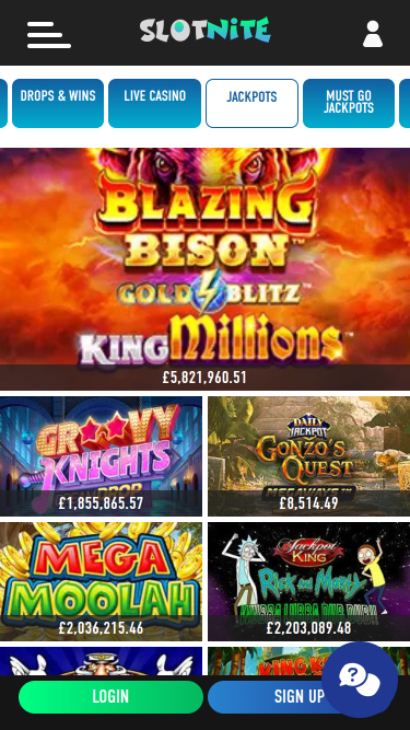 Slotnite Casino Mobile Jackpot