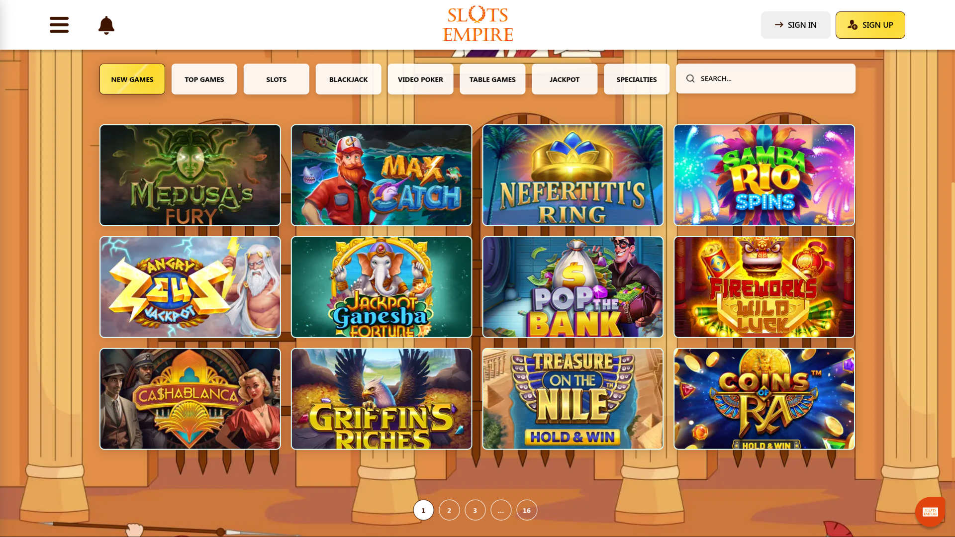 Slots Empire Casino Desktop Games