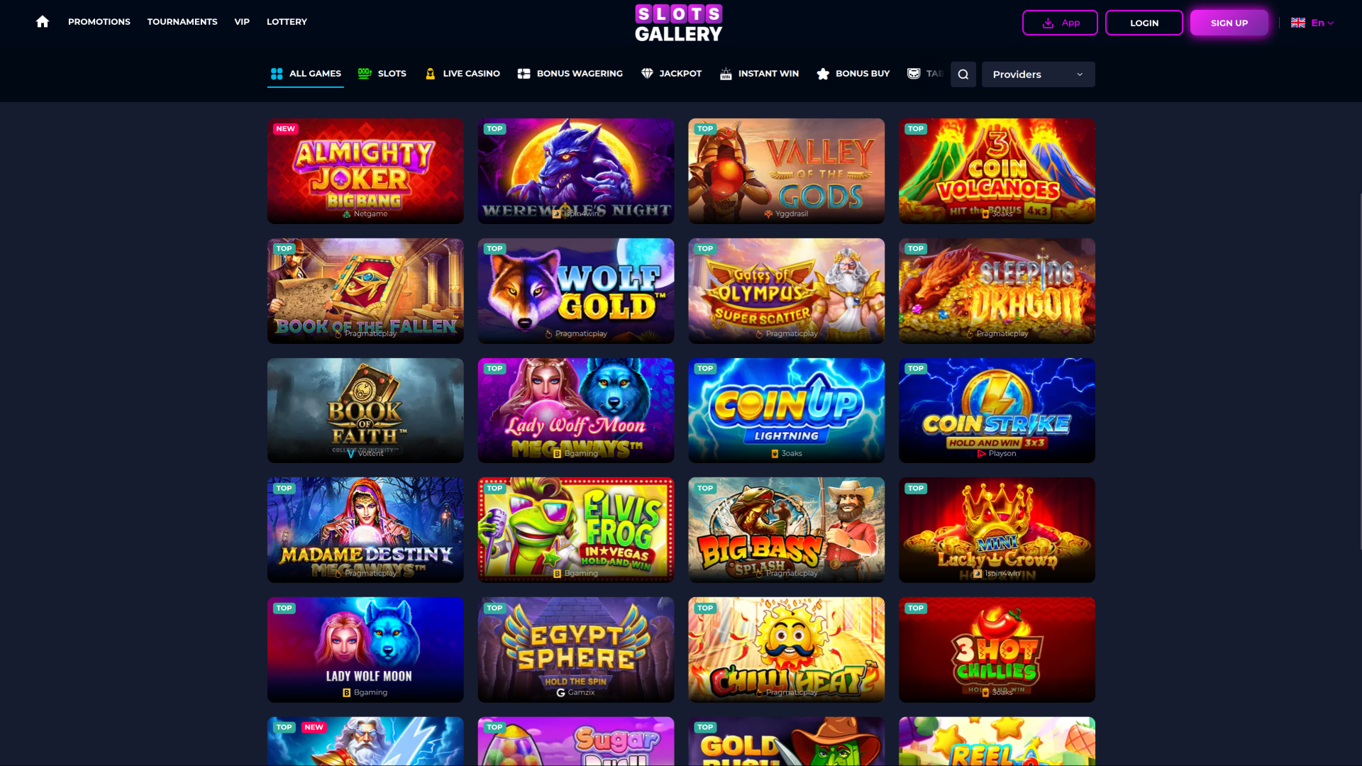Slots Gallery Casino Desktop Games