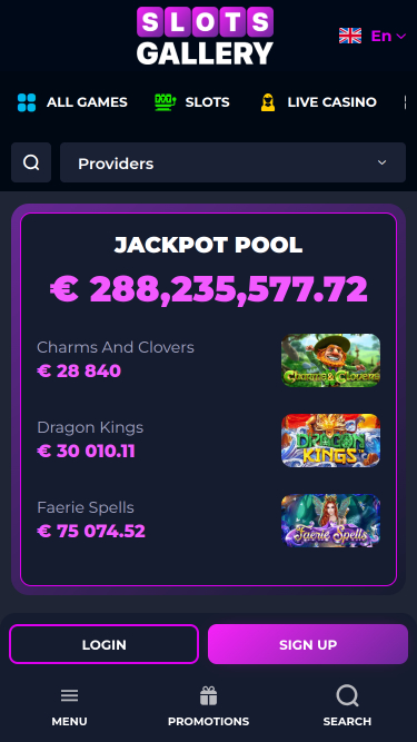 Slots Gallery Casino Mobile Jackpot