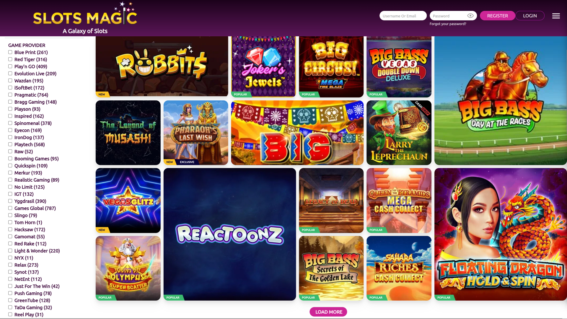 Slots Magic Casino Desktop Game Developers