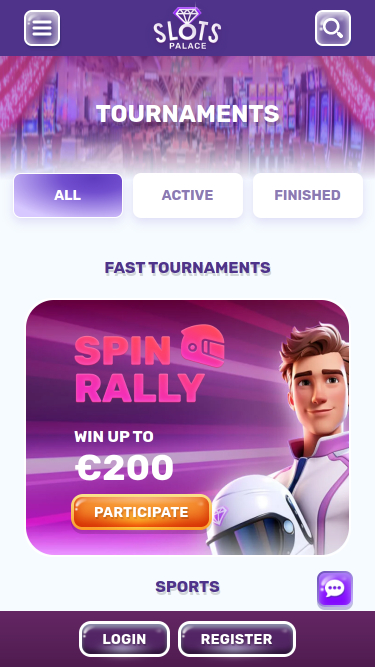 SlotsPalace Casino Mobile Tournaments
