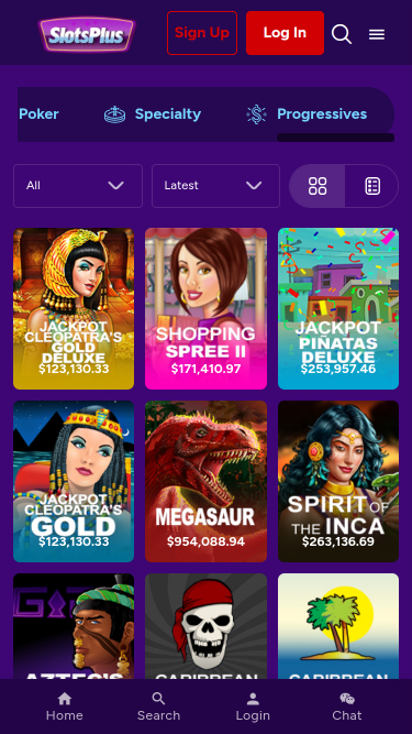 Slots Plus Casino Mobile Jackpot