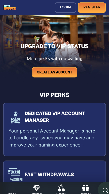 SlotsHopper Casino VIP Program