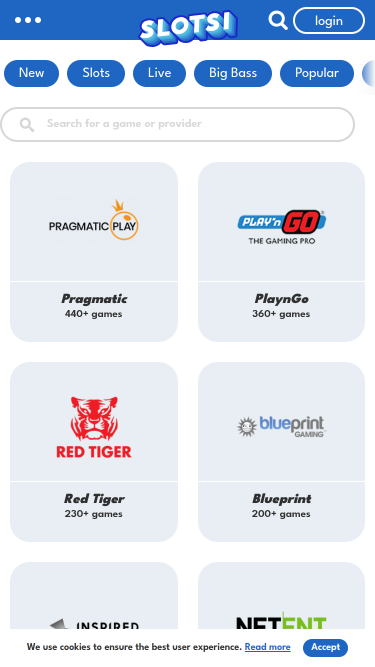 Slotsi Casino Mobile Game Developers