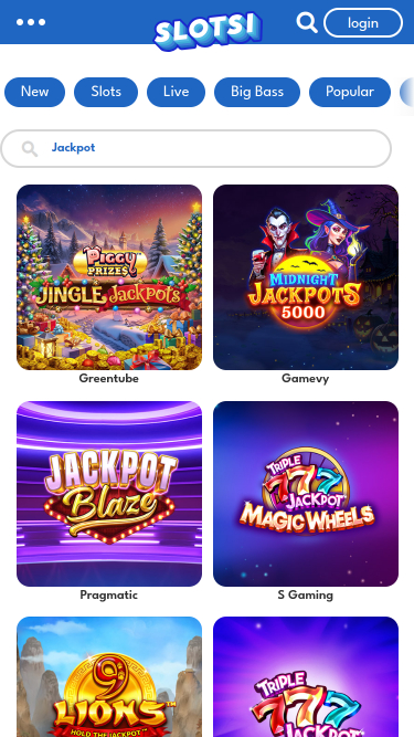 Slotsi Casino Mobile Jackpot