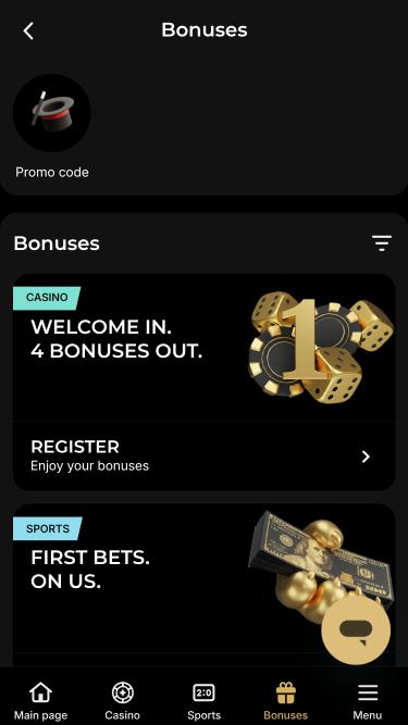 SlotStake Casino promotions mobile page