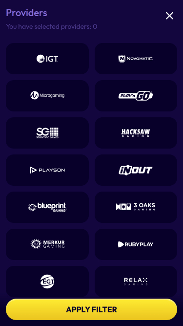 Slottio Casino Mobile Game Developers