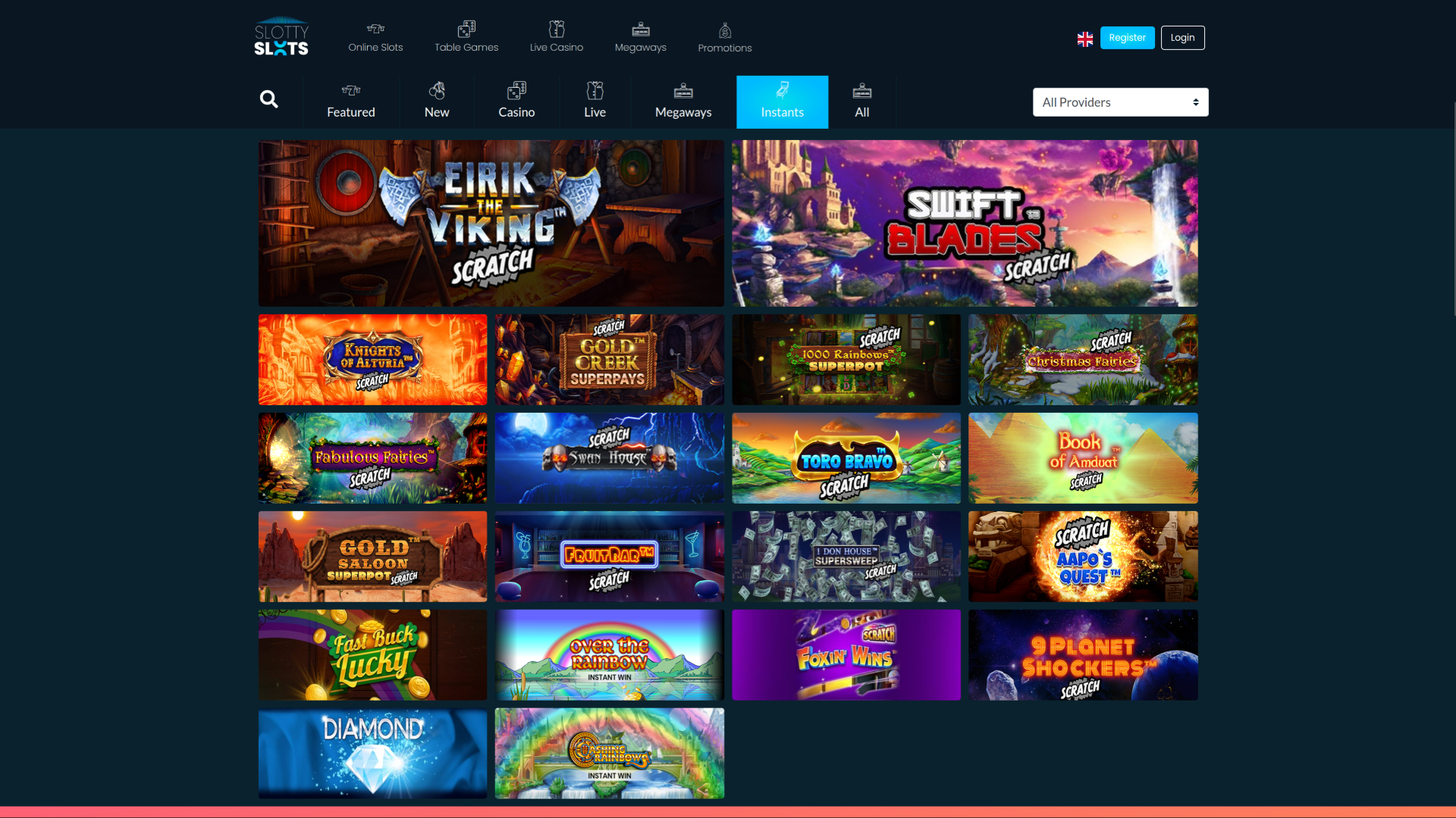 Slotty Slots Casino Desktop Instants