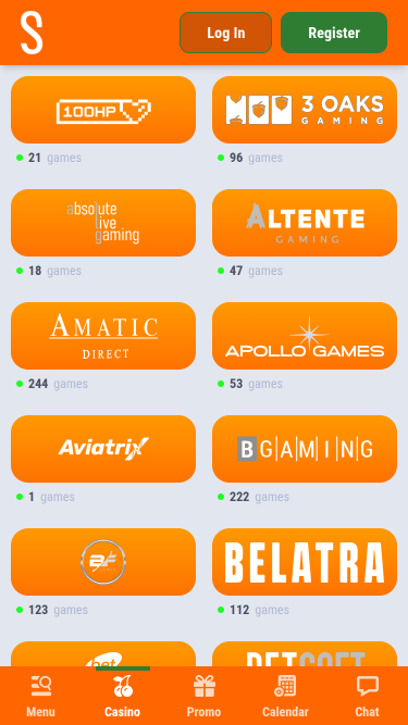 SlotyStake Casino Mobile Game Developers