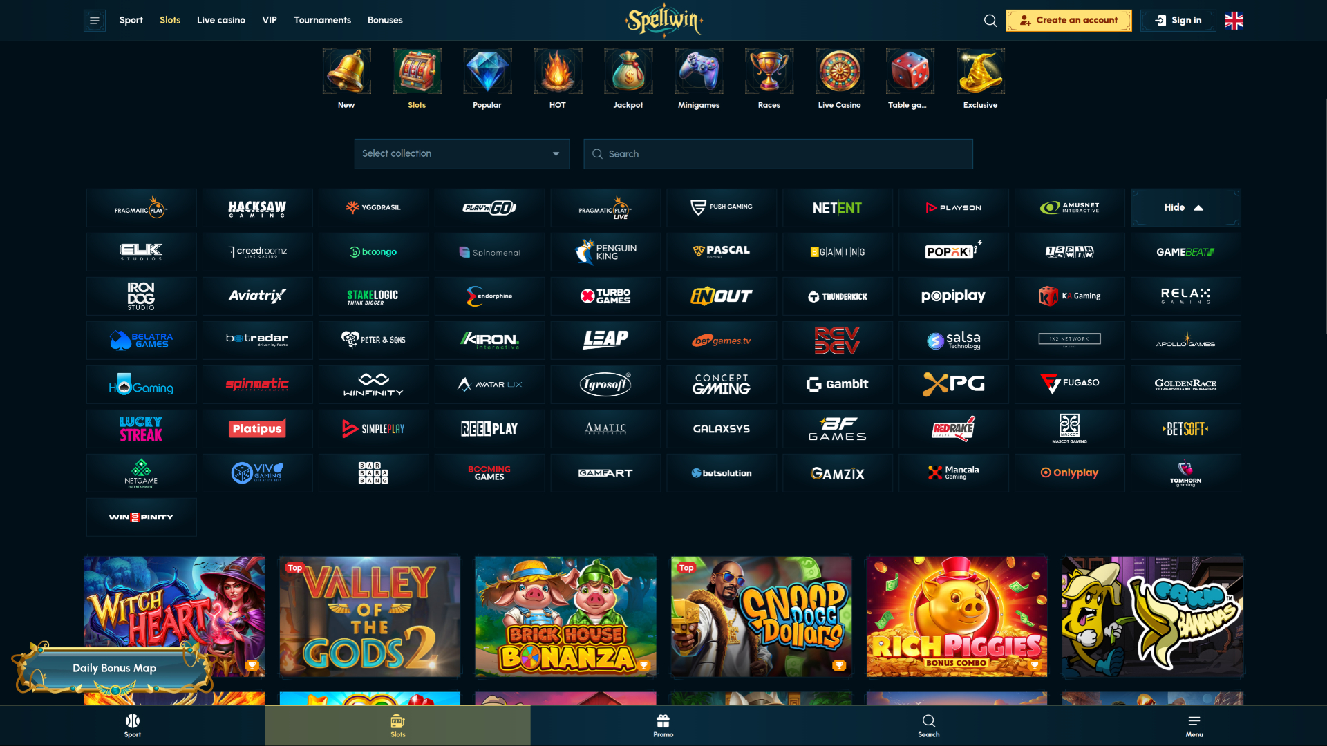 SpellWin Casino Desktop Game Developers