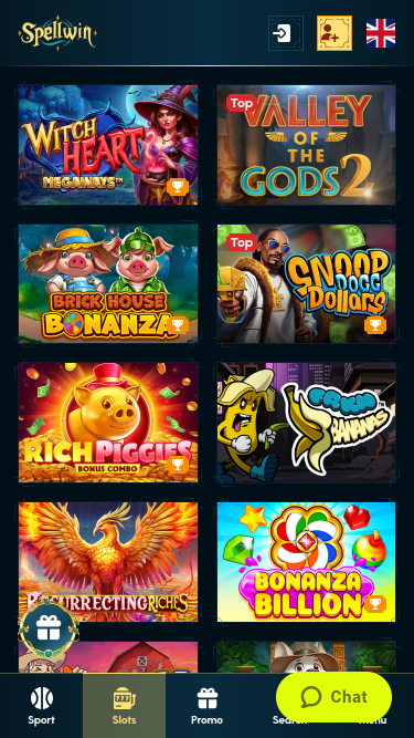 SpellWin Casino Mobile Games