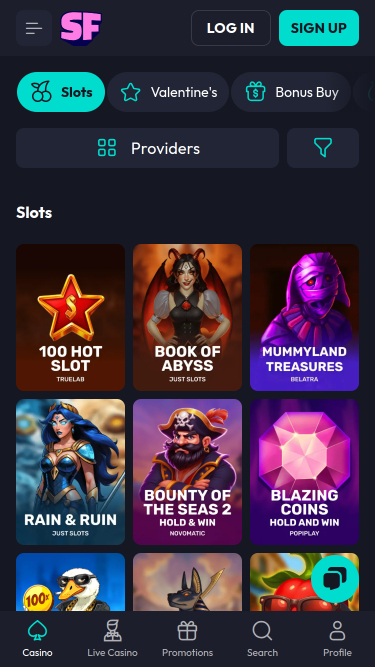 Spinfever Casino Mobile Games