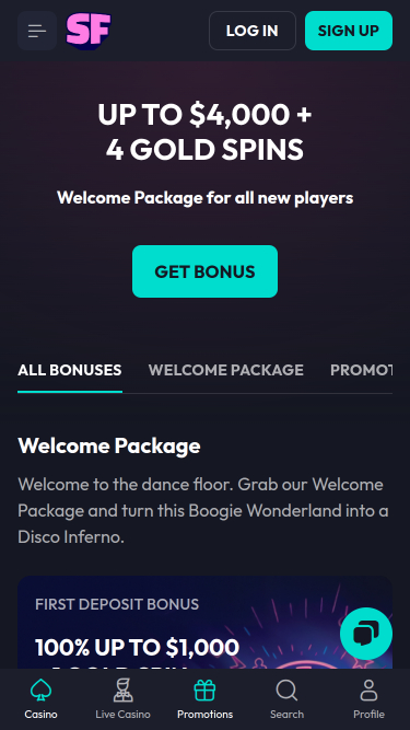  Spinfever Casino Mobile Promotions