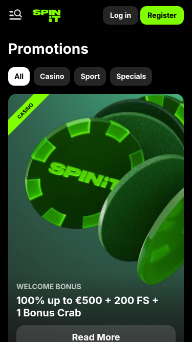 Spinit.com Casino Mobile Promotions
