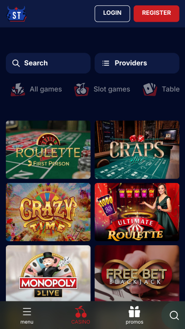 SpinTexas Casino Live Dealer