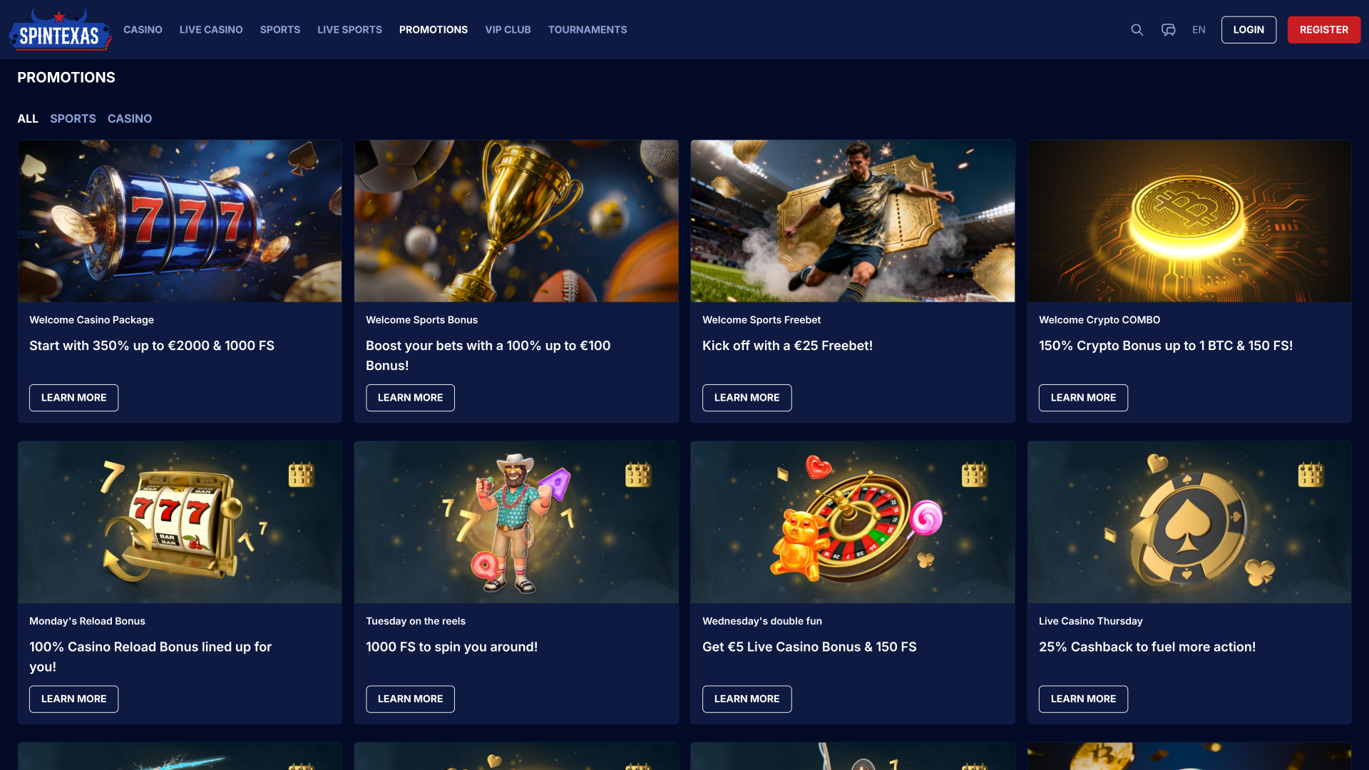 SpinTexas Casino Promotions