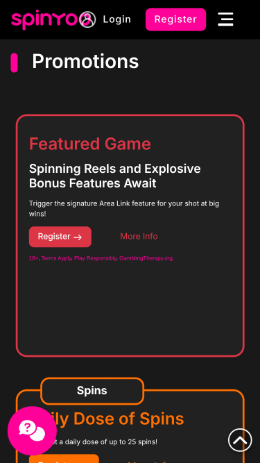 Spinyoo Casino Mobile Promotions