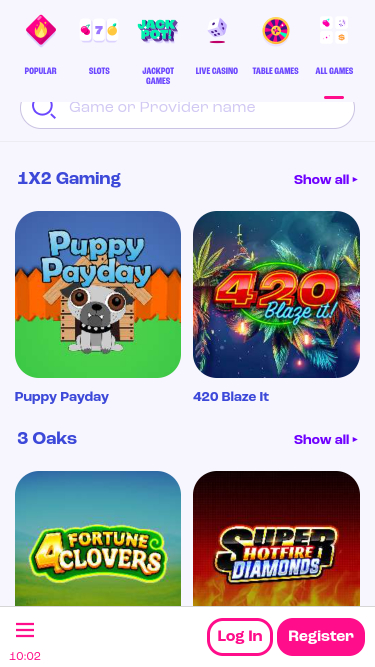 Spinz Casino Mobile Game Developers
