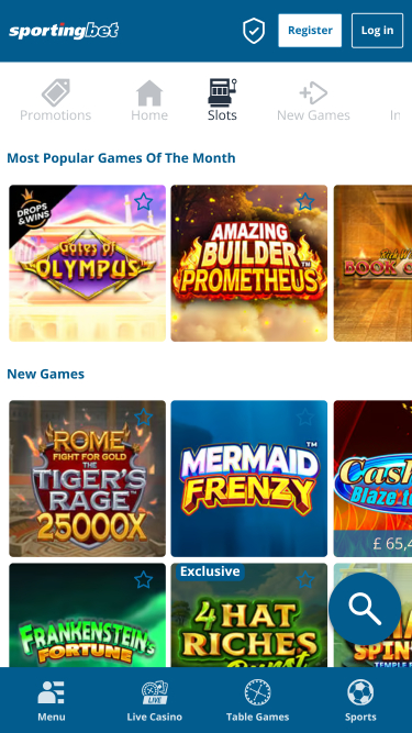 Sportingbet Casino Mobile Spiele