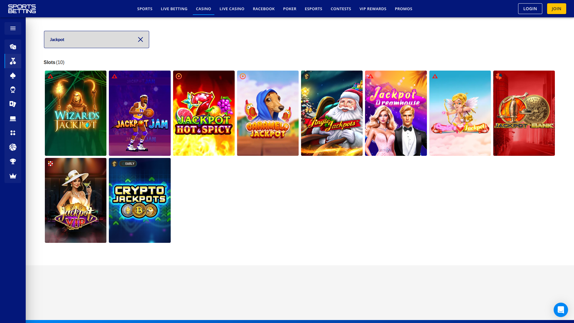 Sports Betting Casino Desktop Jackpot