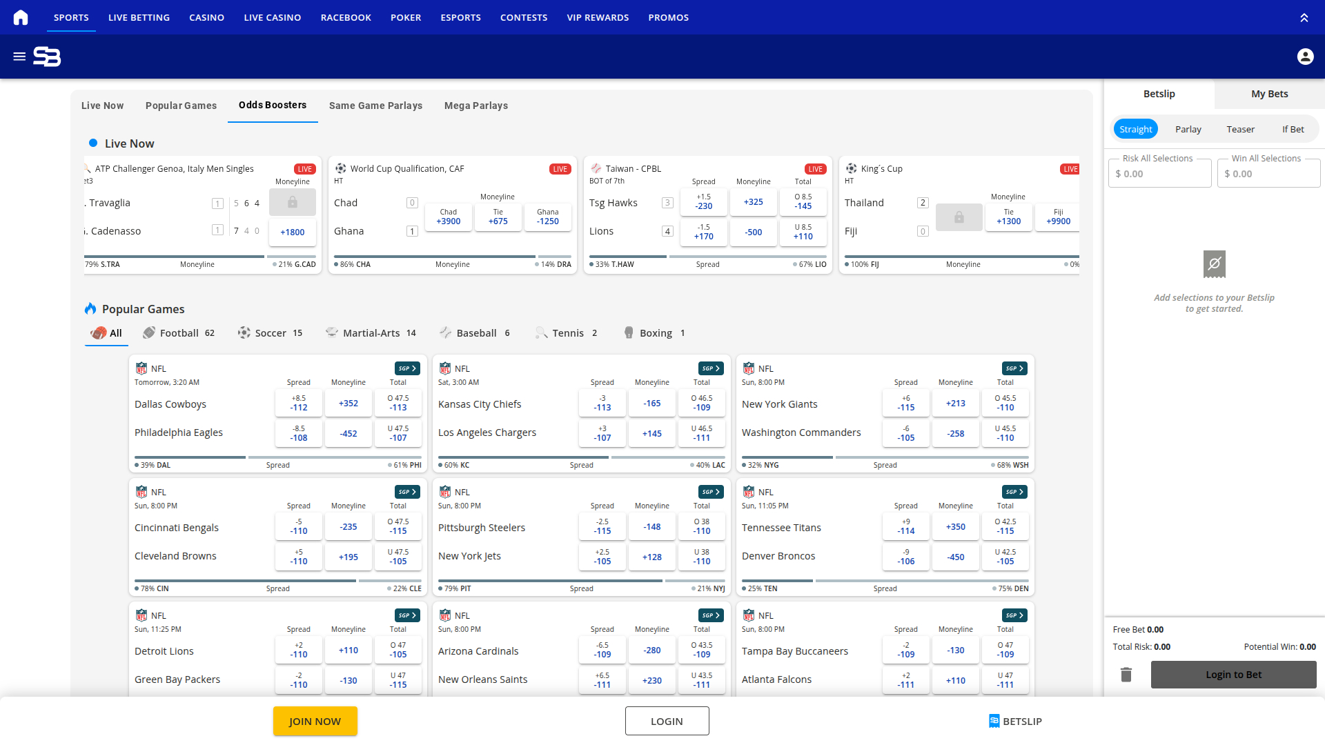 Sports Betting Casino Desktop Sports