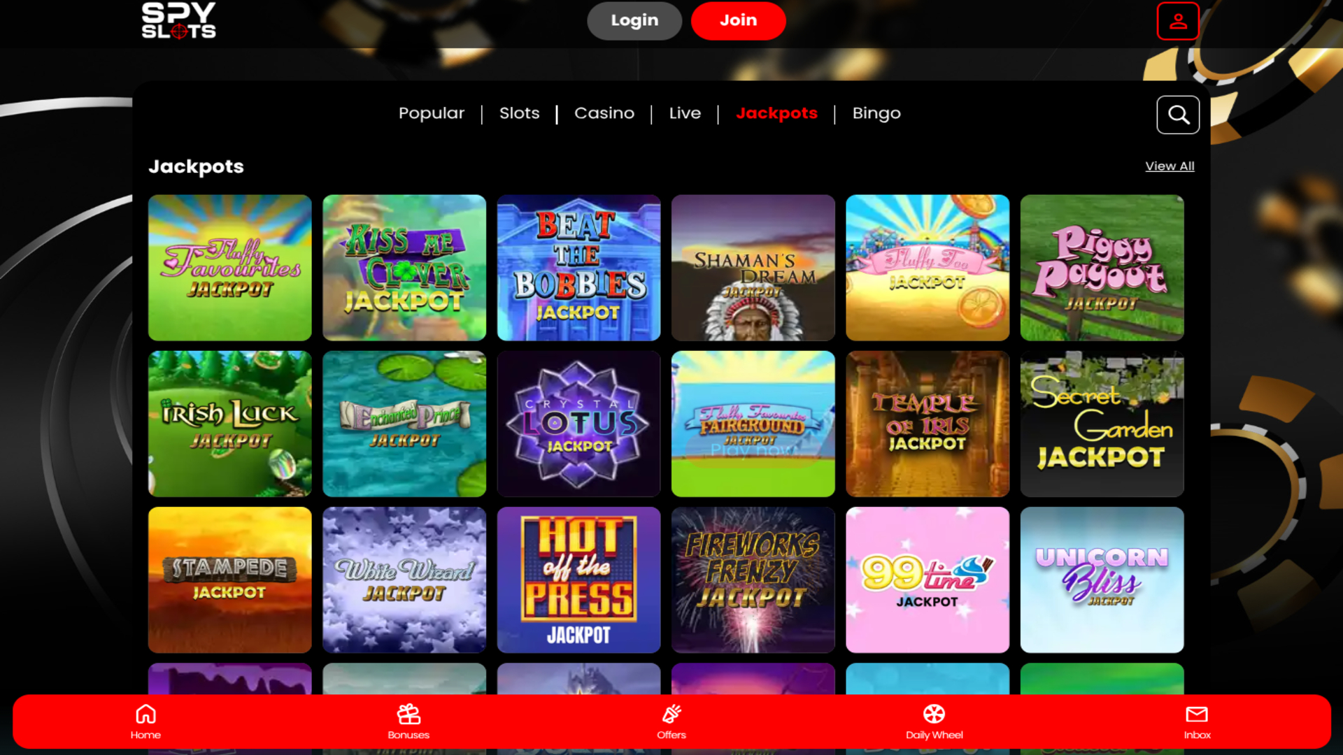 Spy Slots Desktop Jackpot