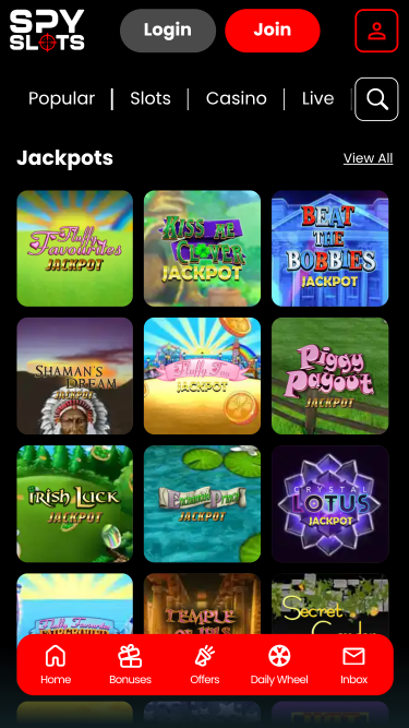 Spy Slots Mobile Jackpot