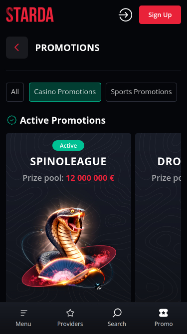 Starda Casino Mobile Promotions