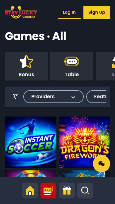 Stay Lucky Casino Games Mobile