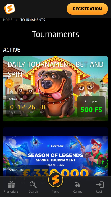 StayCasino Mobile Tournaments