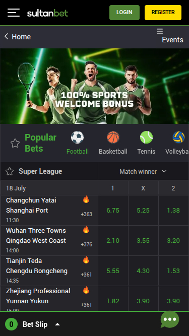 Sultanbet Casino Mobile Sports