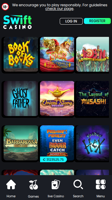 Swift Casino Mobile Games