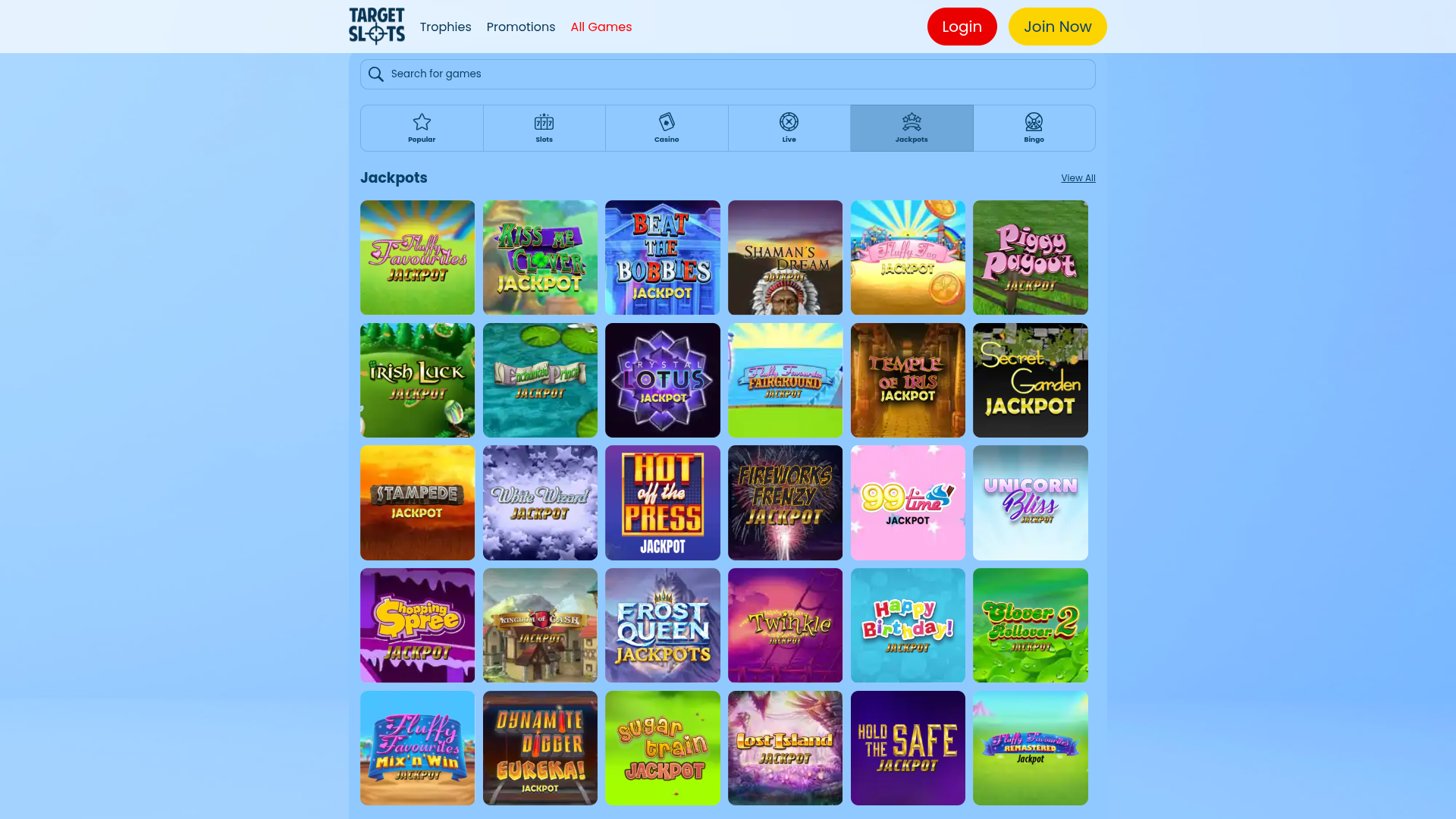 Target Slots Desktop Jackpot