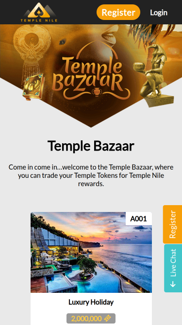 Temple Nile Casino Mobile Temple Bazaar