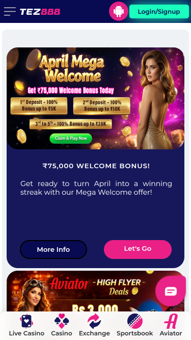 Tez888 Casino Mobile Promotions