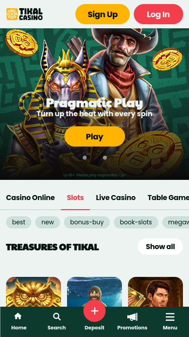 Tikal Casino Mobile Games
