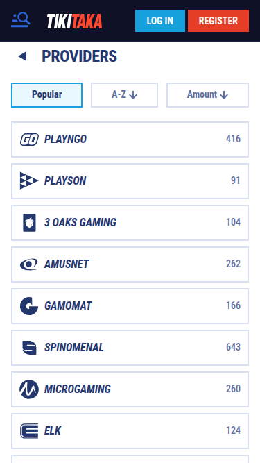 Tikitaka Casino Mobile Game Developers