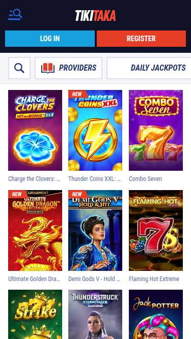 Tikitaka Casino Mobile Jackpot