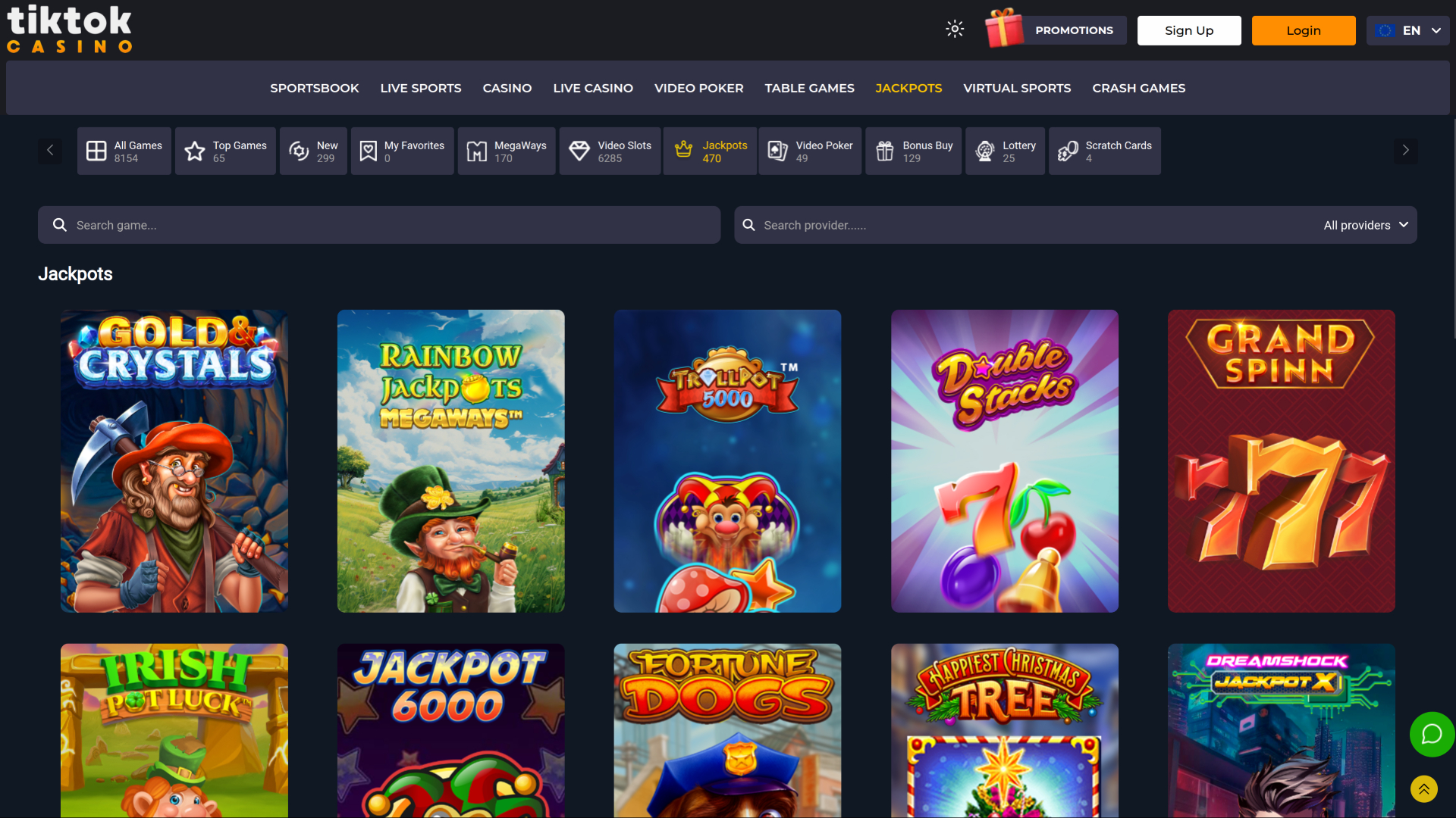 TikTok Casino Desktop Jackpot