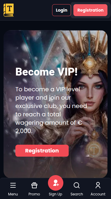 Totbet Casino Mobile VIP Program