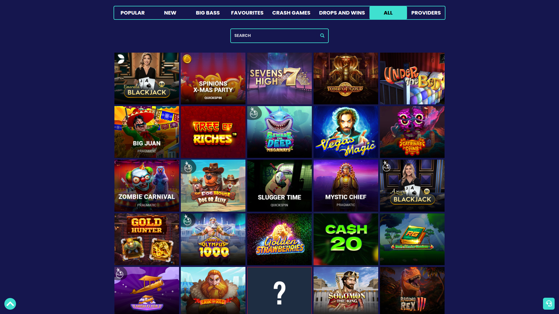 Tournaverse Casino Desktop Games