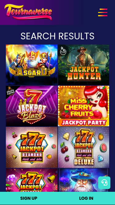 Tournaverse Casino Mobile Jackpot