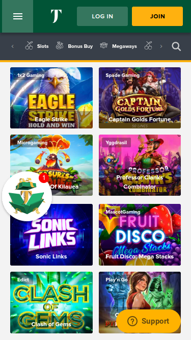 TuskCasino Mobile Jackpot